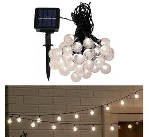 LED solcellsljusslinga 6,9m 50xLED/1,2V
