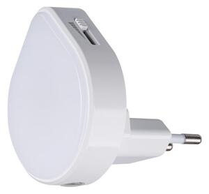 Kanlux 37396 - LED Nattlampa med sensor för vägguttag ULOV LED/0,5W/230V
