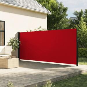Indragbar sidomarkis röd 160x300 cm