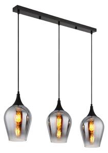 Globo 155520-3HS - Ljuskrona med textilsladd LAVUS 3xE27/60W/230V