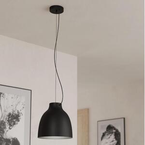 Eglo 900158 - Ljuskrona med upphängningsrem CAMASCA 1xE27/40W/230V svart