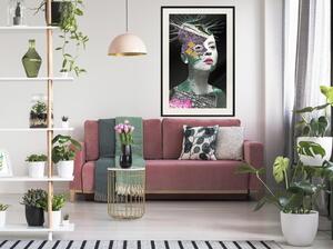 Inramad Poster / Tavla - Modern Beauty - 30x45 Guldram