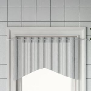 Gardinskenor 2 st vit och silver 90-130 cm aluminium