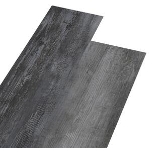 Ej självhäftande PVC-golvplankor 4,46 m² 3 mm glansig grå