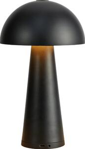 Markslöjd 108655 - LED Ljusreglerad rechargeable lampa FUNGI LED/1,5W/5V IP44 svart