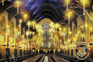 Konsttryck Harry Potter - Great Hall, (40 x 26.7 cm)