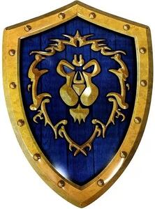 Metallskylt World of Warcraft - Alliance Shield