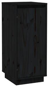 Skåp svart 31,5x34x75 cm massiv furu