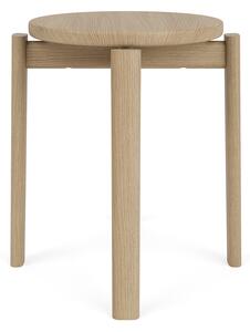 Audo Copenhagen - Passage Stool, Natural Oak - Pallar - Kroeyer-Saetter-Lassen - Träfärgad - Trä