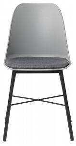 2 st Oman grå stol med sittdyna