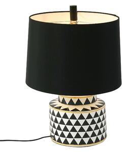 Werner Voss Bordslampa Donna Svart, Vit Blank