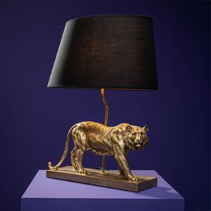 Werner Voss Bordslampa Tiger Urban Jungle Guld, Svart Blank