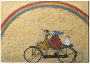 Canvastavla Sam Toft - Somewhere under a Rainbow, (50 x 40 cm)