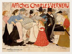 Bildreproduktion Affiches Charles Verneau (Vintage French) - Théophile Steinlen, (40 x 30 cm)