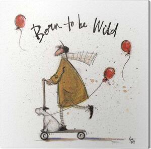 Canvastavla Sam Toft - Born to be Wild, (30 x 30 cm)