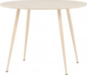 Plaza matbord Ø100 cm - Whitewash
