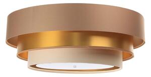 Taklampa TRINITI 2xE27/60W/230V brun/guld/beige