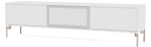 Montana - OCTAVE V TV bench - Legs: 137 Mushroom - Hyllor - 101 New White - W138 x H36,6 x D30 cm