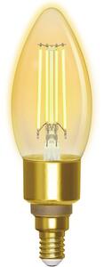 LED Ljusreglerad glödlampa FILAMENT C35 E14/4,5W/230V 2700-6500K Wi-Fi - Aigostar
