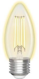 LED Ljusreglerad glödlampa FILAMENT C35 E27/4,5W/230V 2700-6500K Wi-Fi - Aigostar