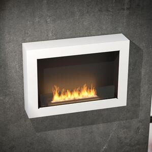 InFire - Wall BIO fireplace 80x56 cm 3kW vit
