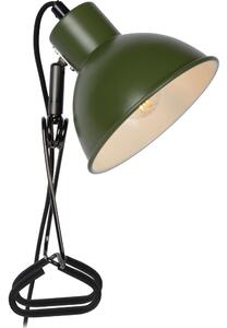 Lucide 45987/01/33 - Lampa med klämma MOYS 1xE27/40W/230V grön