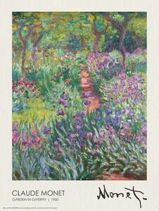 Poster, Affisch The Artist’s Garden in Giverny (1900), Claude Monet