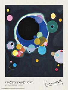 Poster, Affisch Several Circles (1922), Wassily Kandinsky