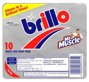 Mr Muscle Brillo Rengöringssvamp - 10 PCS