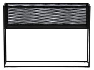 VENTURE DESIGN Netz sidobord, rektangulärt - svart stål