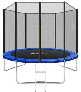 TecTake GmbH 403518 studsmatta garfunky med skyddsnät, upp till 80 kg - 305 cm