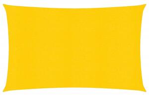 Solsegel 160 g/m² rektangulär gul 4x6 m HDPE