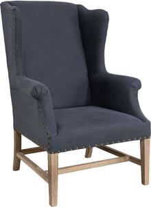 Artwood - LUTON Wingchair Linen indigo