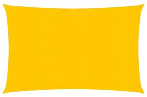 Solsegel 160 g/m² rektangulär gul 2x3 m HDPE
