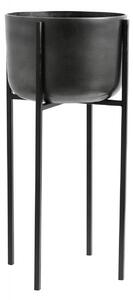 Nordal - Planter on stand, large, black oxidized