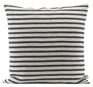 House Doctor - Kuddfodral, Stripe, Svart / Grå, l: 60 cm, h: 60 cm