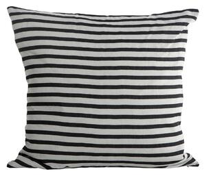 House Doctor - Kuddfodral, Stripe, Svart / Grå, l: 50 cm, w: 50 cm