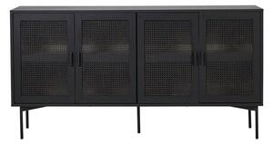 NFG - RAFFELS Sideboard 4 dörr/ek, svart