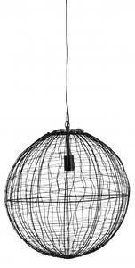 Nordal - SELENE hanging lamp, black iron ball S