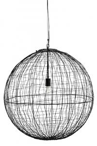 Nordal - SELENE hanging lamp, black iron ball L