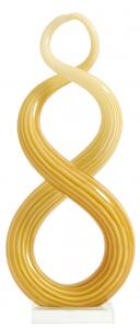 Nordal - Glass deco art, yellow