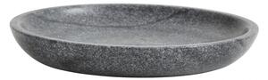 Nordal - Dish, small, black/grey marble