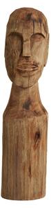 Nordal - CUBA bust, natural wood, small