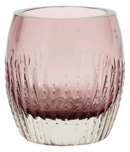 Nordal - Glass votive, rose, for t-light