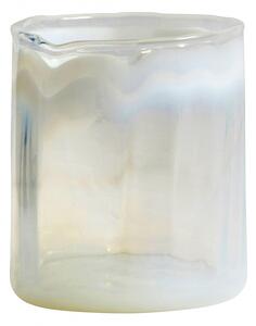 Nordal - T-light holder, milky white glass