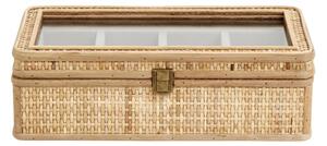 Nordal - RATTAN, jewelry box, M, nature