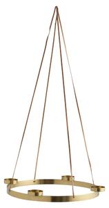 Nordal - ARONA candle holder L, gold, f/4 candles