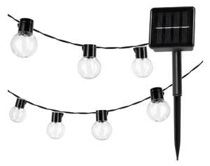 LED solcellsljusslinga 30xLED/0,12W/1,2V 1xAA IP44 3000K