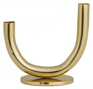 Nordal - HITRA candle holder, golden, small