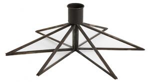 Nordal - Candle holder, star, large, black